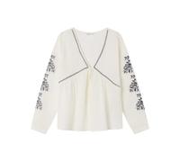 SPRINGFIELD Women's 3.fq.Blusa Alg Bordado Manga Blouse, Multicoloured, 6