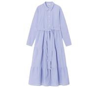 SPRINGFIELD Women's 3.fq. Vestido Midi Rayas Camisero Casual Dress, Blue Horizon, 12