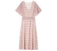 SPRINGFIELD Women's 3.fq.Vestido Midi Volantes Print Casual Dress, Fuchsia, 12