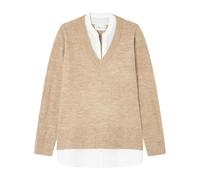 SPRINGFIELD Women's 3.t.bs.elastan Camisa Jersei, Caramel, M