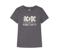 SPRINGFIELD Women's 5.t. Camiseta Licencia ACDC Undershirt, Charcoal Grey, XL