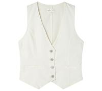 Springfield Women's 7.g.m.chaleco Denim Ecru jacket