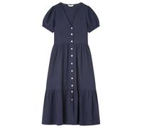 SPRINGFIELD Women's 7.t.a.Vestido Midi Mc Lino Cortes Print Casual Dress, Navy Blue, 12