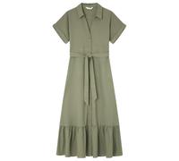 SPRINGFIELD Women's 7.t.a. Vestido Midi Mc Lino LISO Casual Dress, Medium Khaki, 12