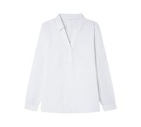 SPRINGFIELD Women's 7.t.Camisa Lino Polera Shirt, Standard White, 14