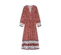 SPRINGFIELD Women's 7958313 Borders midi Dress, Brown Sugar Brown, 36