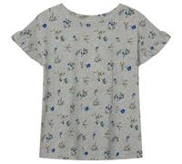 SPRINGFIELD Women's 8868437 Printed Ruffle Sleeve T-Shirt, Grey Standard, S