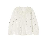 SPRINGFIELD Women's Blusa Bordada Con Cordones Insertados Blouse, Multicoloured, 10