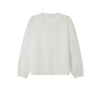 Springfield Women's Blusa bordada con Encaje insertado y fruncido en el hombro Blouse, Multicolor, 12