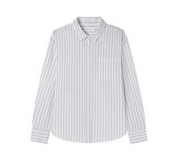 Springfield Women's Blusa Oversize de popelín con Rayas Blouse, Multicolor, S