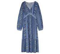 SPRINGFIELD Women's Borders midi Dress, Dark_Blue, 38