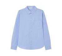 SPRINGFIELD Women's Camisa de Rayas Con Bolsillo Delantero Blouse, Light Blue, 10