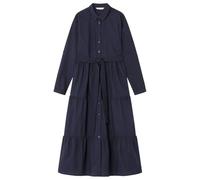 Springfield Women's 3.fq. Vestido Midi Popelin LISO Casual Dress, Blue Navy, 12