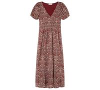 SPRINGFIELD Women's 8958327 Honeycomb midi Dress, Standard Wine, S