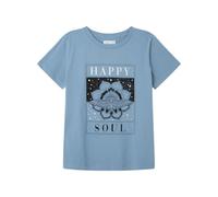 SPRINGFIELD Women's 1388339 Ethnic Graphic T-Shirt, Blue Horizon, S