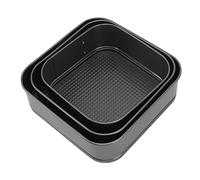 Springform Cake Pan Set, Nonstick Leakproof Design for Easy Release, Perfect for Cheesecake & Pizza, Carbon Steel, 3 Pieces (22/24/26)