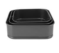 Springform Cake Pan Set, Nonstick Leakproof Design for Easy Release, Perfect for Cheesecake & Pizza, Carbon Steel, 3 Pieces (24/26/28)