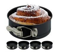 Springform pan Mini cake mould Carbon Steel Pans Lightweight 12 cm Easy Clean