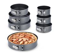 Springform set Non-stick Cake Tins Stainless Steel Bakeware Stackable Easy Clean