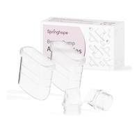Springhope No.586 Duckbill Valves & Silicone Diaphragm, Original Breast Pump Parts, Breast Pump Replacement Accessories for 586, 2 Pack Set