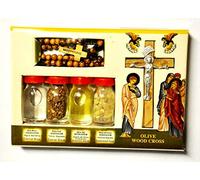 SpringNahal Blessing Kit Bottles & Cross from The Holy Land Jerusalem