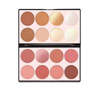 SPRINGSKY 16 Colours Makeup Contour Palette - Blush Highlighters Bronzer Powder All In One Makeup Palettes Contour Kit - Cosmetic Face Gifts for Women Beauty for Festival