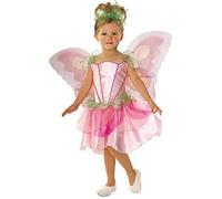 Rubies Springtime Pink Fairy Girls Fancy Dress Fairies Childs Kids Costume + Wings Halloween