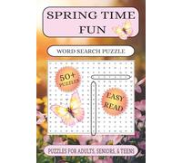 SpringTime Fun: Word Search book about Spring, 6 x 9 size, 110 pages, 50 plus puzzles, gift for vacation, holidays or relaxing