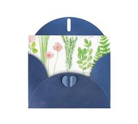 Springtime Herb Garden Print Blank Cards and Envelopes 5" x 6" for Wedding Birthday Invitations and All Occasions