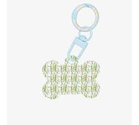 Springtime Herb Garden Printing Acrylic Dog Bone Ornament Pet Tags Key Chain Holiday for Lovers Dogs Gift