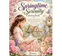 Springtime Serenity Coloring Book: Beautiful Spring Maidens, Blossoms & Enchanting Nature Scenes