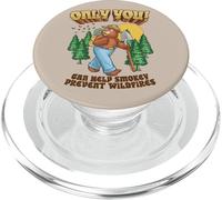 Springtime Smokey Bear Only You Hiking PopSockets PopGrip for MagSafe