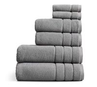 Springtree Home Luxury Turkish Cotton Bath Towels Set | 100% Turkish Cotton | Premium Bath Towels | Ultra Soft Thick Plush & Highly Absorbent | Luxury Hotel & Spa Bathroom Towels | Carbon