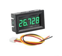 Springwillfly 0-33V DC 5-Digit LED Display Digital Voltmeter With Three-Wire Connection For Accurate Voltage Readings(green)