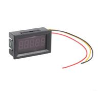 Springwillfly 0-33V DC 5-Digit LED Display Digital Voltmeter With Three-Wire Connection For Accurate Voltage Readings(blue)