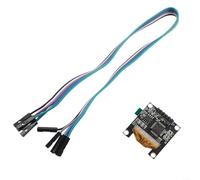 Springwillfly 0.96 Inch For Spectrum Display Module For Stereo Audio Visualization With DC5V Input And Compatibility With VU Meter And Level Indicator Setups(Without Box)