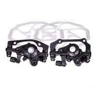 Springwillfly 160mm Mechanical Disc Brake For Mountain Bike Folding Bike And E Bike With Aluminum Alloy Calipers And Mount Support(B)