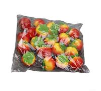 Springwillfly 20-piece Artificial Fruit And Vegetable Decor Accessories For DIY Projects, Crafting, Home Decorations, Event Props, Floral Arrangements, And Display Setups(12)