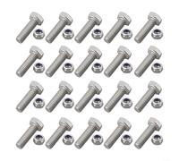 Springwillfly 20 Sets Duty Auger Shear Pins Bolts And Nuts For HS1132 HS624 HS828 HS928 HS724, Metal Replacement Hardware Kit