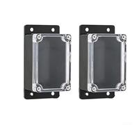 Springwillfly 2pcs Airtight ABS Junction Box For Wiring Protection In Industrial Settings With Non Conductive Dustproof And UV Resistant Build