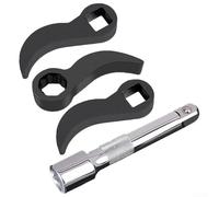 Springwillfly 4 Piece Pry Bar Wrench Adapter Set for Effortless Car Repair and Removal Tasks