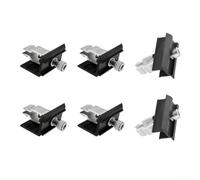 Springwillfly 6pcs Solar Panel Frame Mounting Brackets Aluminum Alloy Set For Photovoltaic Systems With Consistent Alignment