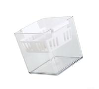 Springwillfly Acrylic Tulip Grow Container Kit With Square Basin And Root Observation Basket For Indoor Flowerpot Use(10 * 10cm)