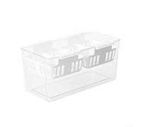 Springwillfly Acrylic Tulip Grow Container Kit With Square Basin And Root Observation Basket For Indoor Flowerpot Use(20 * 10cm)