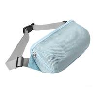 Springwillfly Adjustable Strap Speaker Bag with Waterproof Nylon Material for JBL Flip 76, Designed to Secure Wireless Speaker During Outdoor Activities(Blue)