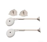 Springwillfly Alloy Soft Close Lid Supports For Chests Storage Trunks And Benches With Clear Application Guidelines(2pack)