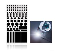 Springwillfly Automotive Dashboard Light Reducing Stickers PVC Dimming Film Sheet For Car Electronics Display Screen(C)