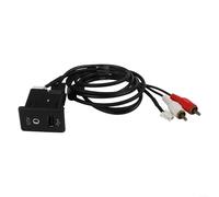 Springwillfly Car AUX Adaptor + Cable for Nissan Models 2013 2019 280234BA0B Installation Guide