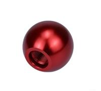 Springwillfly Car Gearshift Knob Made of Aluminum Alloy in Round Ball Shape for Easy Replacement and Smooth Driving Experience (Red)