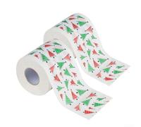 Springwillfly Christmas-Themed Toilet Paper Roll With Santa Design For Festive Bathroom Decor Across Living And Business Areas(E)